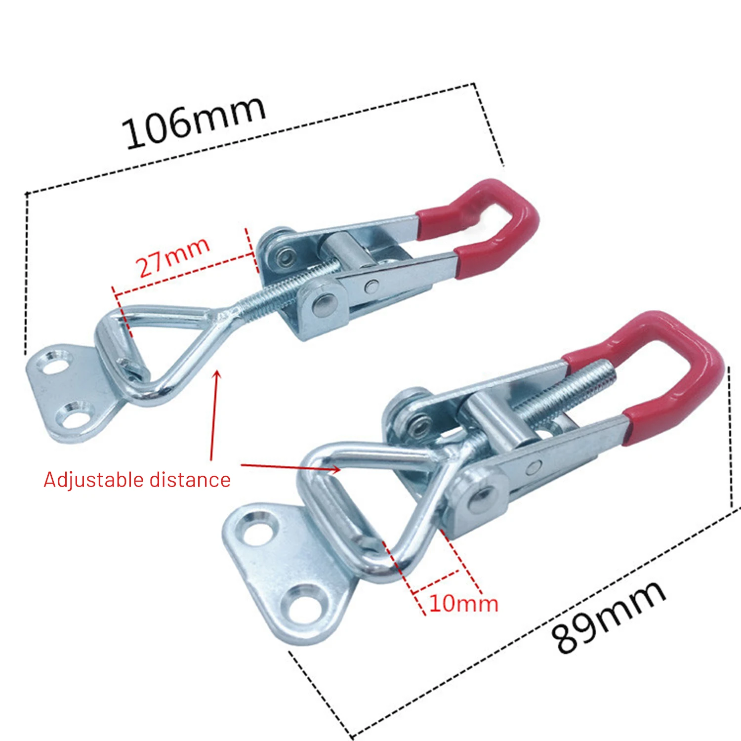 4 Pcs Toggle Clamp Clips Metal Quick Release Ajustable Hand Tool W/ Holding Capacity Household Tool Accessories
4 Pcs Toggle Clamp Clips Metal Quick Release Ajustable Hand Tool W/ Holding Capacity Household Tool Accessories