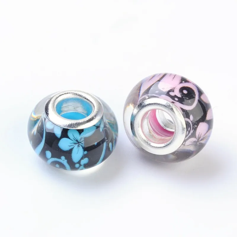100pcs 14mm Mixed Color Large Hole Acrylic European Beads Flower Pattern for Jewelry Making DIY Bracelet Necklace Hole: 5mm
100pcs 14mm Mixed Color Large Hole Acrylic European Beads Flower Pattern for Jewelry Making DIY Bracelet Necklace Hole: 5mm
