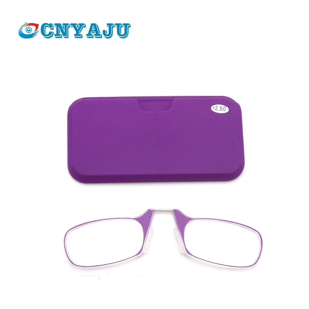 CNYAJU Ultralight vision reading glasses for women man with box Patent Nose Clip easy to carry clear Mini Portable glasses diopt
CNYAJU Ultralight vision reading glasses for women man with box Patent Nose Clip easy to carry clear Mini Portable glasses diopt