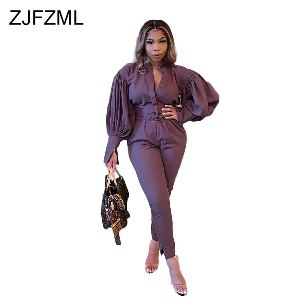 Purple Buttons Up Stacked Long Lantern Sleeve Slim Crop Top and High Waist Split Hem Pencil Pant Casual Outfits Two Piece Suits
Purple Buttons Up Stacked Long Lantern Sleeve Slim Crop Top and High Waist Split Hem Pencil Pant Casual Outfits Two Piece Suits