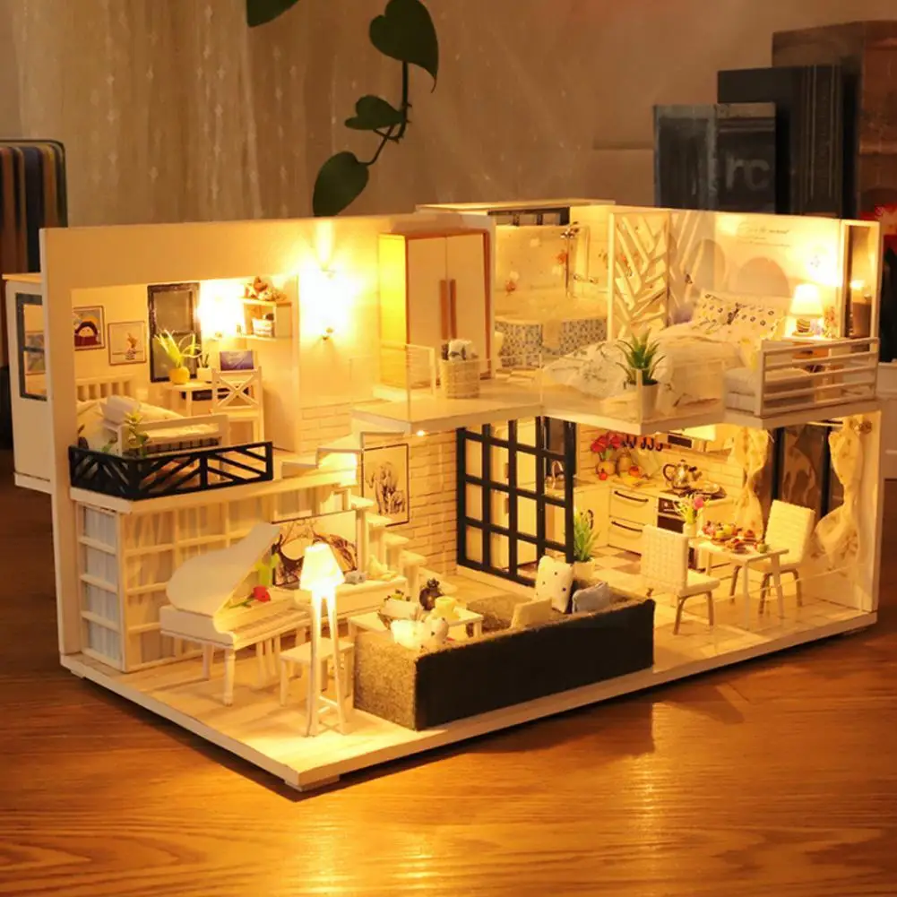 Diy Mini House Kit Wooden Houses Miniature House Furniture Kit Handmade Miniature House Toys For Children L0d0
Diy Mini House Kit Wooden Houses Miniature House Furniture Kit Handmade Miniature House Toys For Children L0d0