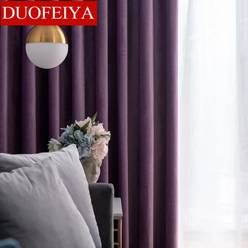 Luxury Green/Purple/pink Blackout Window Curtains for Living Room Bedroom Soft Blinds Solid Chinese Thick Flannel Curtains
Luxury Green/Purple/pink Blackout Window Curtains for Living Room Bedroom Soft Blinds Solid Chinese Thick Flannel Curtains