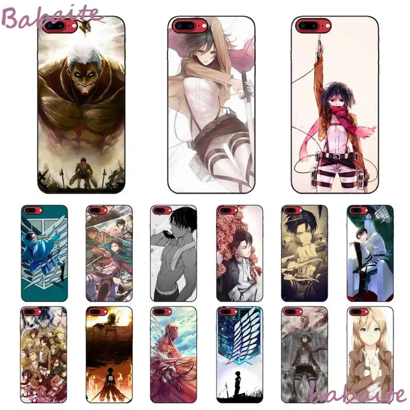 Babaite Attack on Titan Mikasa Phone Case fundas for iPhone 12 6 6S Plus 12 pro max case for X XS MAX
Babaite Attack on Titan Mikasa Phone Case fundas for iPhone 12 6 6S Plus 12 pro max case for X XS MAX