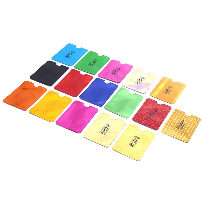 10pcs Anti Rfid Blocking Reader Card Cover Aluminum Foil Credit Card Holder Protection ID Bank Card Case Safty Pack
10pcs Anti Rfid Blocking Reader Card Cover Aluminum Foil Credit Card Holder Protection ID Bank Card Case Safty Pack