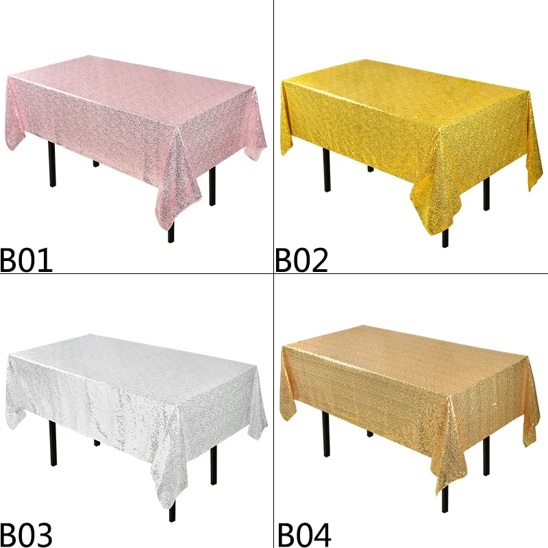 1pcs Sequin Tablecloth Glitter Table Cloth Wedding Decorations Party Banquet Home Decorative Baby Shower Birthday Banquet Supply
1pcs Sequin Tablecloth Glitter Table Cloth Wedding Decorations Party Banquet Home Decorative Baby Shower Birthday Banquet Supply