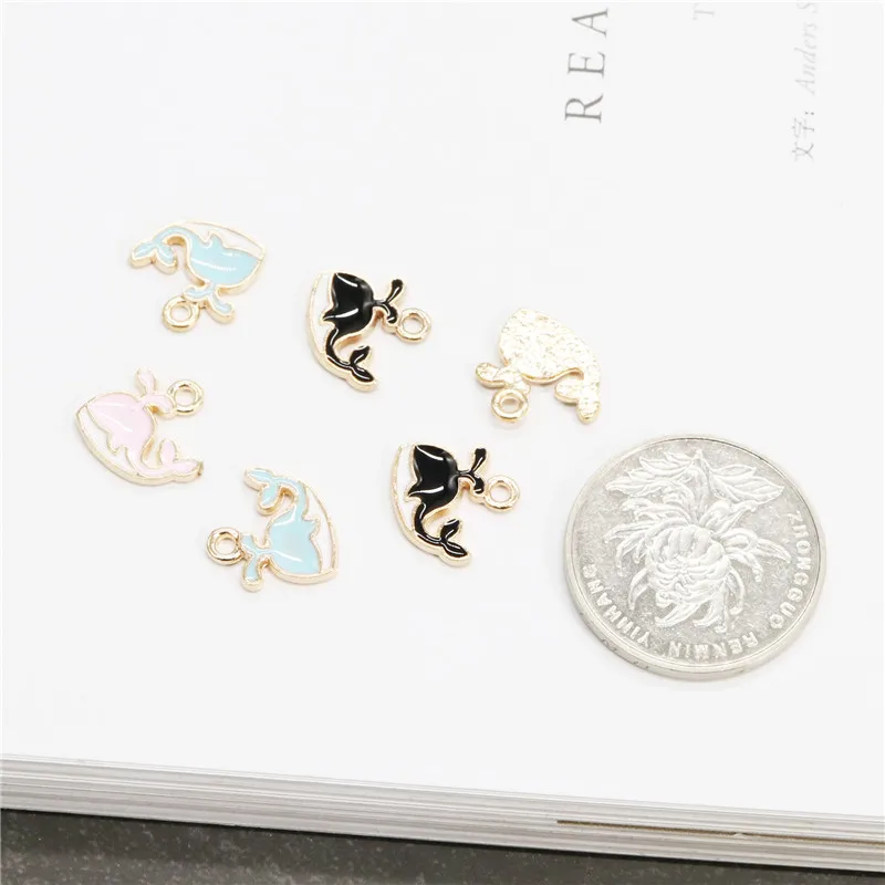 10pcs/pack Cute Whale Enamel Charms Pendant For Women Girls DIY Bracelet Necklace Jewelry Making Accessories 13*12mm
10pcs/pack Cute Whale Enamel Charms Pendant For Women Girls DIY Bracelet Necklace Jewelry Making Accessories 13*12mm