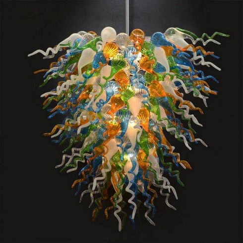 Latest Multi Color Hand Blown Glass Chandelier Lighting Antique Crystal Chandelier for Hotels
Latest Multi Color Hand Blown Glass Chandelier Lighting Antique Crystal Chandelier for Hotels