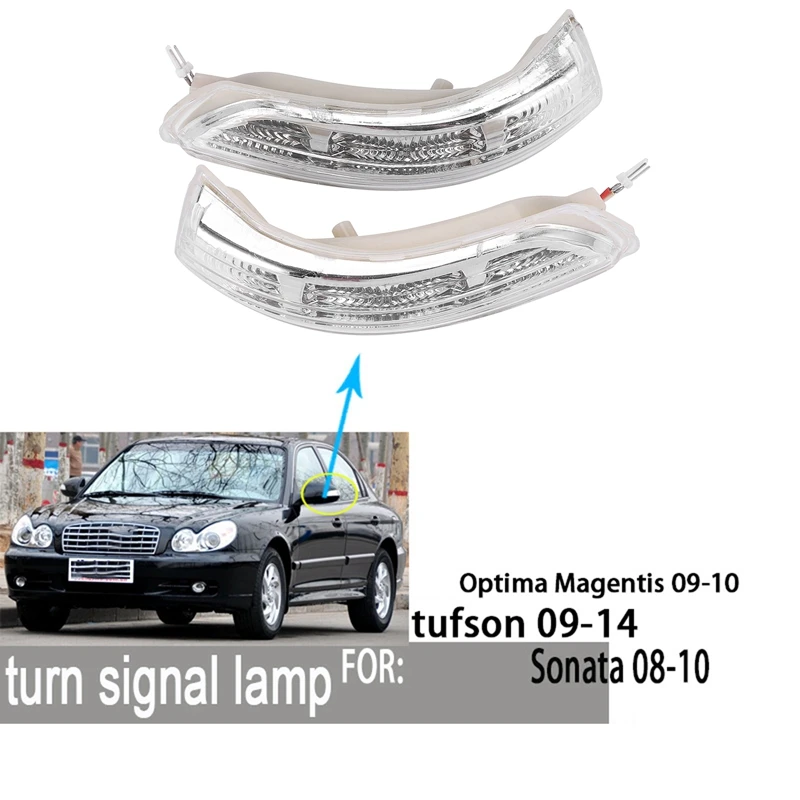 1 Pair Car Rear View Mirror Light Turn Signal Lamps for Hyundai Sonata 2008-2010
1 Pair Car Rear View Mirror Light Turn Signal Lamps for Hyundai Sonata 2008-2010