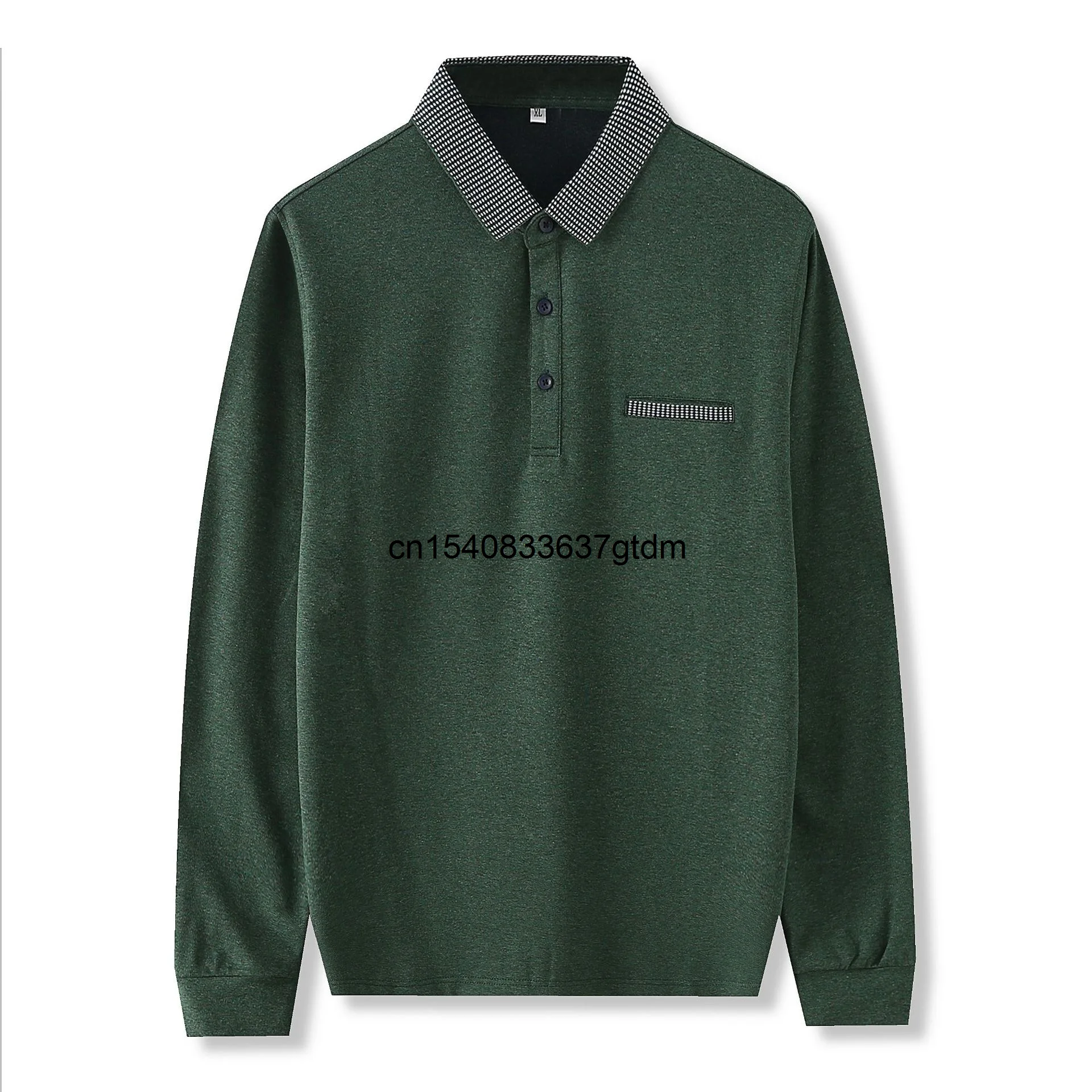 Autumn men's long sleeve T-shirt fat plus large color matching Lapel bottom shirt middle age loose men's cotton
Autumn men's long sleeve T-shirt fat plus large color matching Lapel bottom shirt middle age loose men's cotton