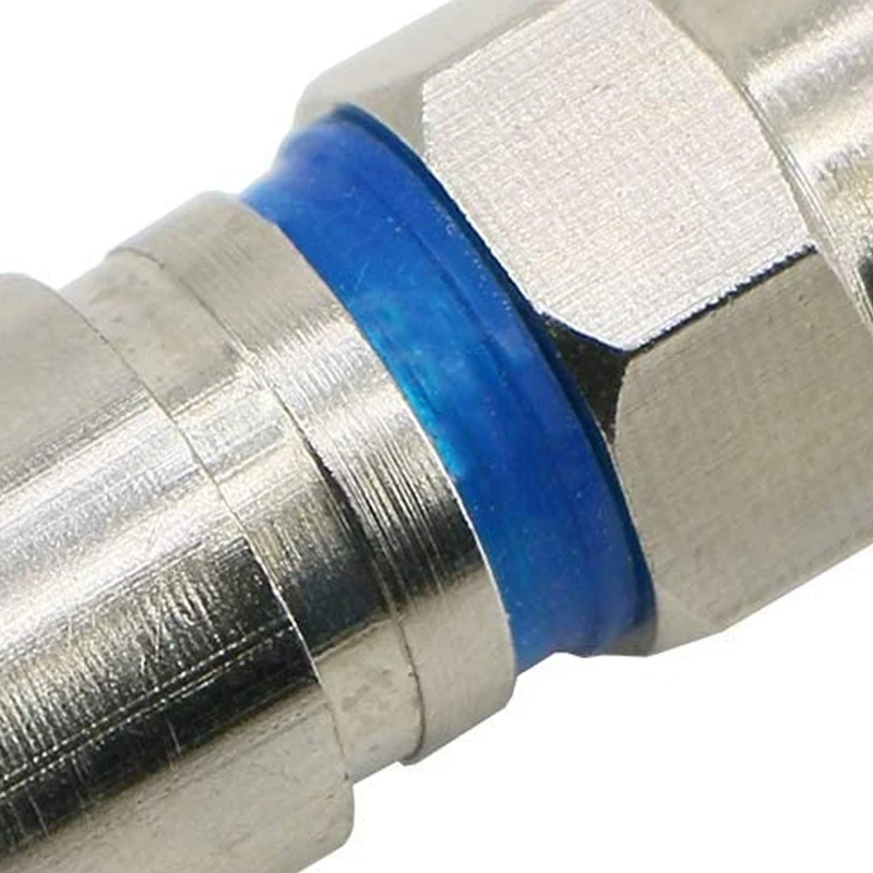 Compression RG6 F Connector Coax Coaxial Adapter Plug for Satellite & Cable TV (50 Pack)
Compression RG6 F Connector Coax Coaxial Adapter Plug for Satellite & Cable TV (50 Pack)