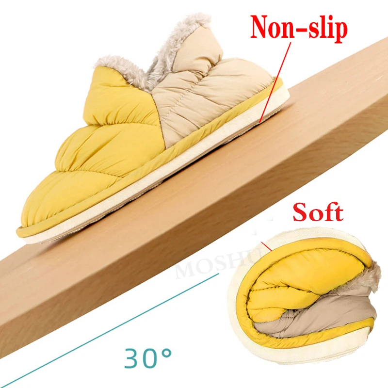 Winter Women Slippers Warm Home Shoes Waterproof Fur Slides Plush Slippers Women Comfort Soft Indoor Couple Shoes
Winter Women Slippers Warm Home Shoes Waterproof Fur Slides Plush Slippers Women Comfort Soft Indoor Couple Shoes