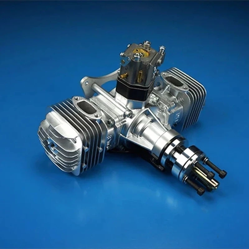 DLE60cc Model Airplane Gasoline Engine Two-cylinder Two-Stroke Side Exhaust Natural Air-cooled Hand Start Displaceme 
DLE60cc Model Airplane Gasoline Engine Two-cylinder Two-Stroke Side Exhaust Natural Air-cooled Hand Start Displaceme