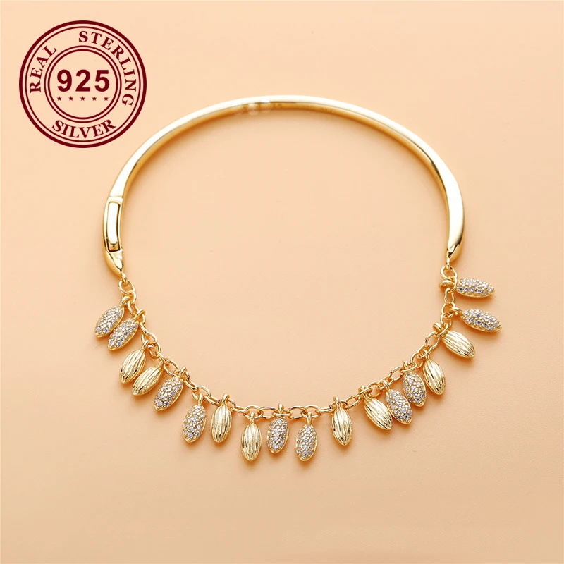 Claudia Free Shipping Real 925 Sterling Silver Golden Wheat Bracelet Fit European Charm Bracelets Women Jewelry
Claudia Free Shipping Real 925 Sterling Silver Golden Wheat Bracelet Fit European Charm Bracelets Women Jewelry