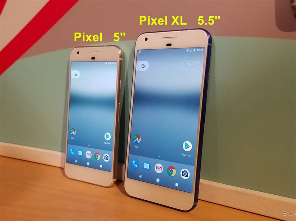 Оригинальный разблокированный сотовый телефон Google Pixel XL экран 5 дюйма