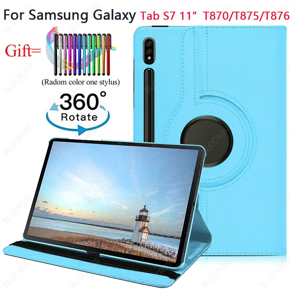 For Samsung Galaxy Tab S7 2020 Case 11" 360 Degree Rotating Stand Tablet For Galaxy Tab S7 SM-T870/T875/T876 Case Coque Funda
For Samsung Galaxy Tab S7 2020 Case 11" 360 Degree Rotating Stand Tablet For Galaxy Tab S7 SM-T870/T875/T876 Case Coque Funda
