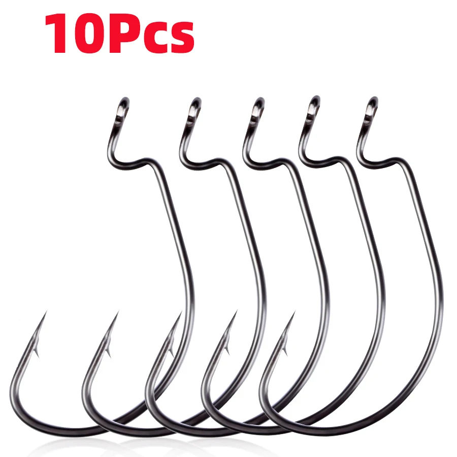 10Pcs Wide web crank hook Fishing Soft Worm Hooks High Carbon Steel Wide Super Lock Fishhooks Lure Softjerk 5/0-2Tackle 
10Pcs Wide web crank hook Fishing Soft Worm Hooks High Carbon Steel Wide Super Lock Fishhooks Lure Softjerk 5/0-2Tackle