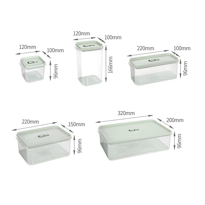 Sealed fresh-keeping box refrigerator kitchen plastic pp food grade fruit storage box
Sealed fresh-keeping box refrigerator kitchen plastic pp food grade fruit storage box