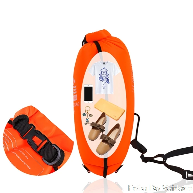 Waterproof Dry Bag Backpack Double Airbag Swimming Float Anti-Drowning Buoy Storage Pack Use For River Trekking Floating Canoing
Waterproof Dry Bag Backpack Double Airbag Swimming Float Anti-Drowning Buoy Storage Pack Use For River Trekking Floating Canoing