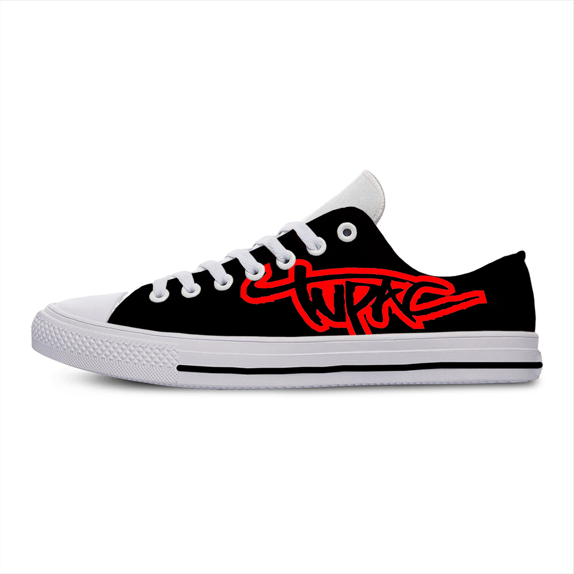2pac Cartoon Canvas Men Women Shoes Retro Lace-up Ladies Casual Sneakers Outdoor Breathable Leisure Footwear Real Pictures
2pac Cartoon Canvas Men Women Shoes Retro Lace-up Ladies Casual Sneakers Outdoor Breathable Leisure Footwear Real Pictures
