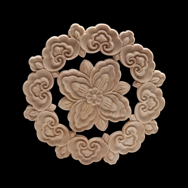 European Wood Carving Decoration Dragon Disc Carving Solid Wood Round Flower Home Decoration Accessories Wholesale and Retail
European Wood Carving Decoration Dragon Disc Carving Solid Wood Round Flower Home Decoration Accessories Wholesale and Retail