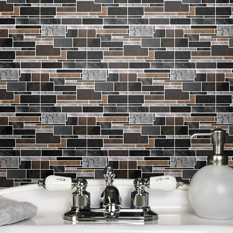 3D Tile Brick Stripe Wallpaper Sticker Bathroom Self Adhesive Wallpaper Waterproof Countertop Removable Wallpaper Backsplash
3D Tile Brick Stripe Wallpaper Sticker Bathroom Self Adhesive Wallpaper Waterproof Countertop Removable Wallpaper Backsplash