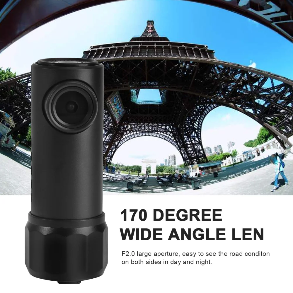 WIFI Car DVR Dashboard Camera Video Recorder Full 1080P 170 Degree Wide Angle Monitor (Upgraded Version/ Black)
WIFI Car DVR Dashboard Camera Video Recorder Full 1080P 170 Degree Wide Angle Monitor (Upgraded Version/ Black)