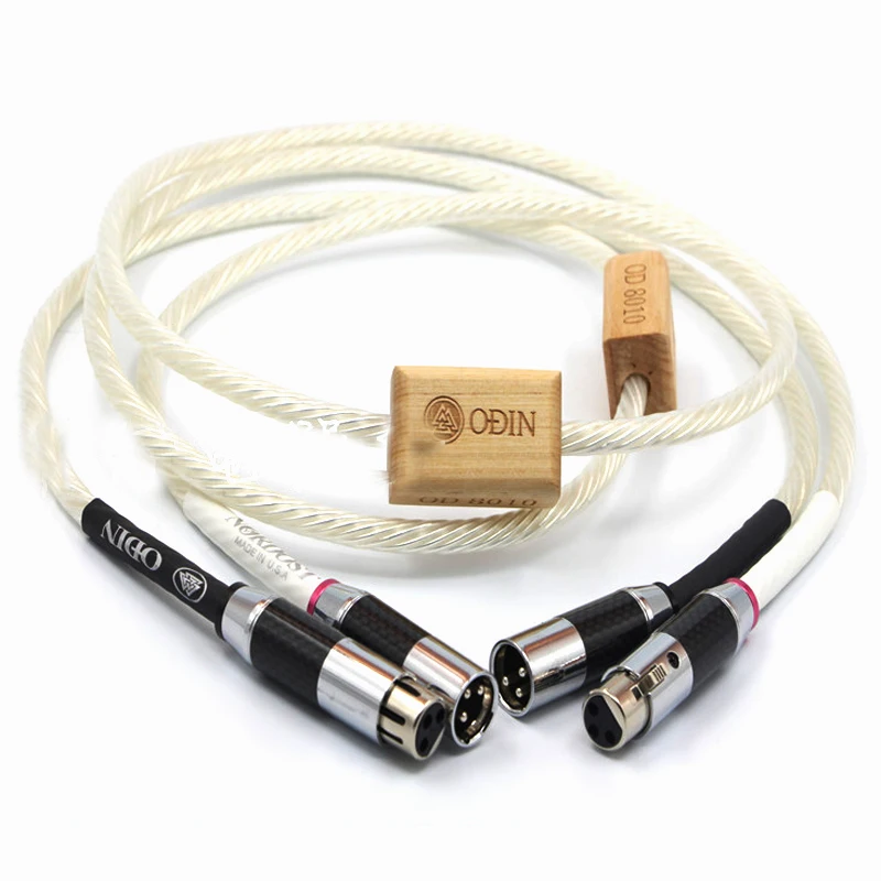 

Hifi Odin для справки, соединение аудиокабеля с углеродным волокном XLR, сбалансированный Hi-Fi кабель «Мама-папа»