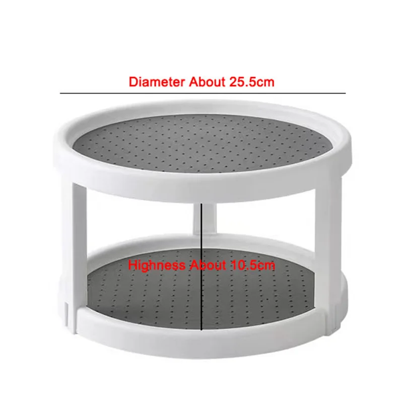 Kitchen Condiment Round 360 Rotating Storage Rack Tray Spice Rack Non-Slip Home Cosmetics Organizer Multifunctional
Kitchen Condiment Round 360 Rotating Storage Rack Tray Spice Rack Non-Slip Home Cosmetics Organizer Multifunctional