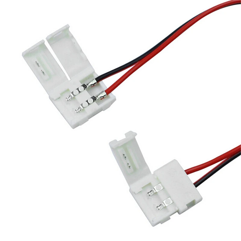 10pcs 8mm/10mm 2 pin double Remote Led Strip Connector For Single Color 3528/5050 Easy Connect No Need Soldering Connector
10pcs 8mm/10mm 2 pin double Remote Led Strip Connector For Single Color 3528/5050 Easy Connect No Need Soldering Connector