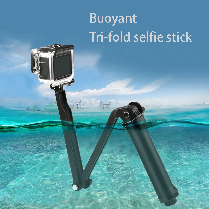 Gopro 10 Buoyant Tri-Fold Selfie Stick Folding Handle Storage Tripod Selfie Artifact for Gopro 9 8 7 Buoyancy Rod Accessories 
Gopro 10 Buoyant Tri-Fold Selfie Stick Folding Handle Storage Tripod Selfie Artifact for Gopro 9 8 7 Buoyancy Rod Accessories