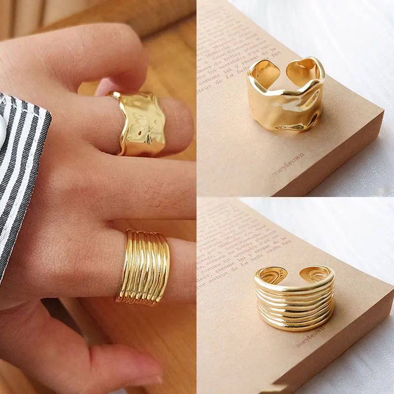 Minimalist Fashion Korean Engagement Rings Multi-layer Threaded Rings Gold Plated Multilayer Geometric Bride Jewelry Gifts
Minimalist Fashion Korean Engagement Rings Multi-layer Threaded Rings Gold Plated Multilayer Geometric Bride Jewelry Gifts