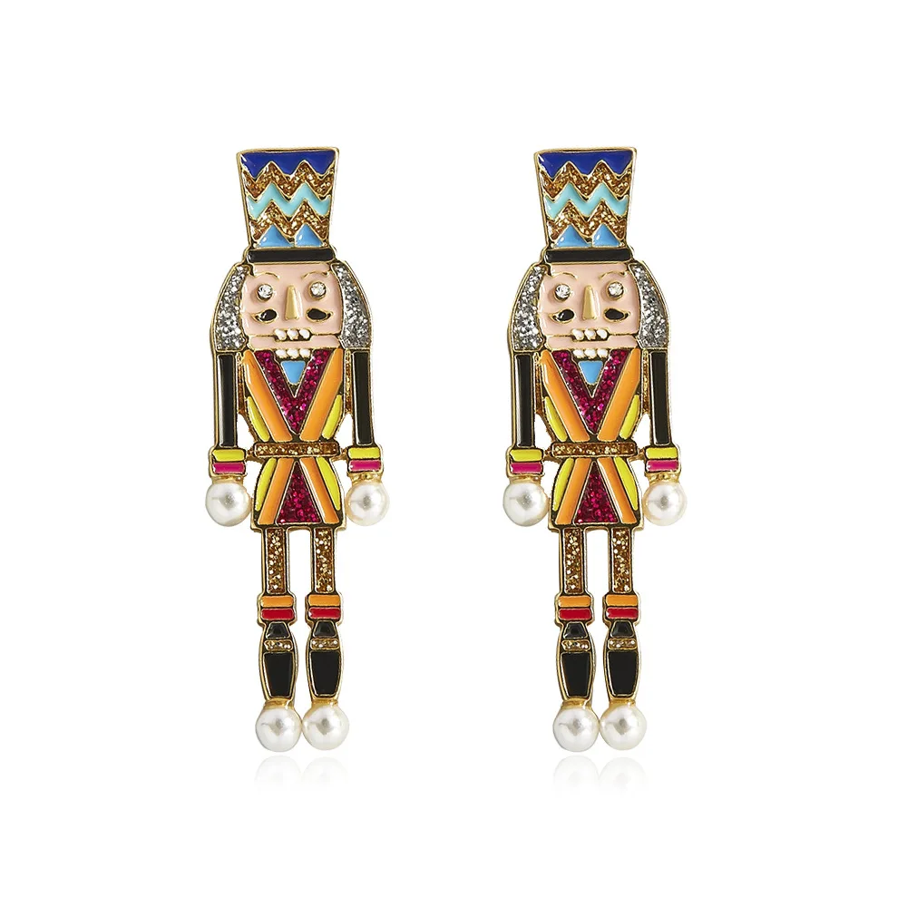 New Earrings Dripping Oil Multicolor Gold Powder Villain Knight Earrings Alloy Pearl Earrings
New Earrings Dripping Oil Multicolor Gold Powder Villain Knight Earrings Alloy Pearl Earrings
