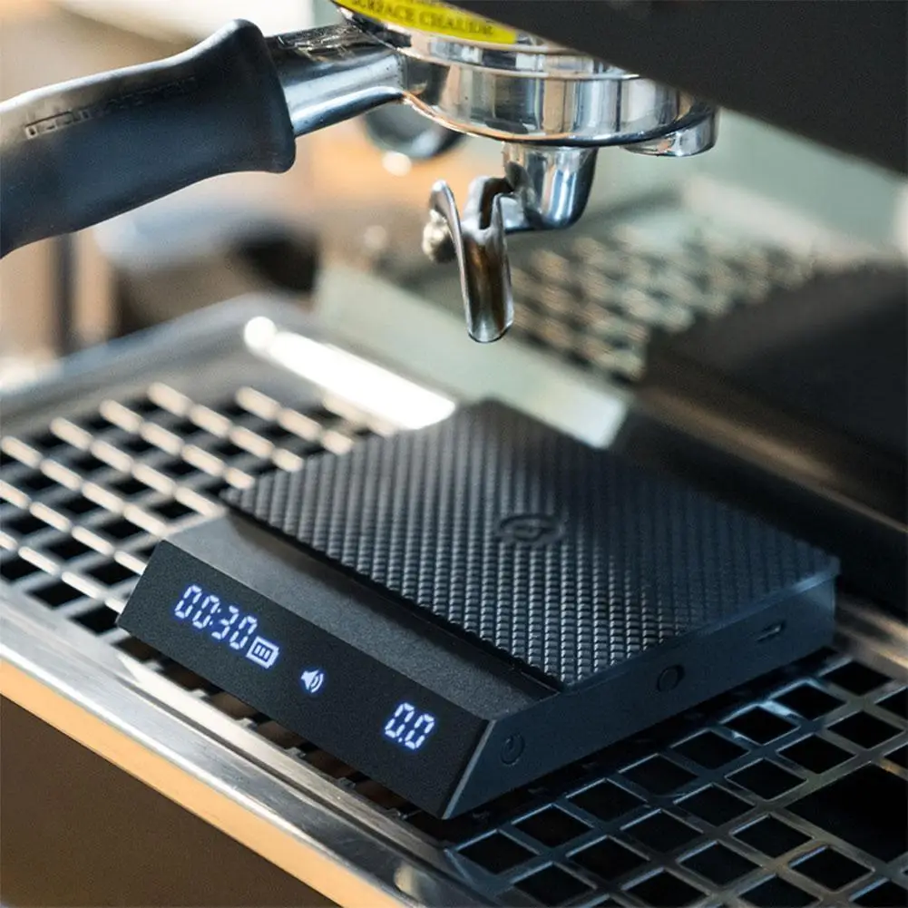 

Электронные зеркальные весы TIMEMORE 2021 Basic Plus, для кофе и эспрессо, автоматический таймер, кухонные весы 0,1 г/2 кг