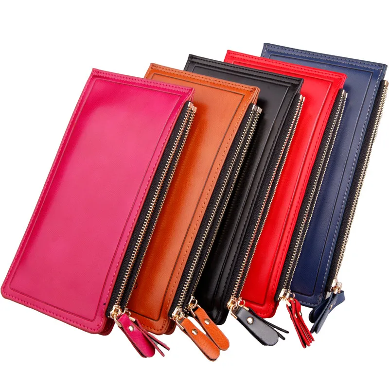 2020 NEW Women Wallets Double Zippers Colourful Ultrathin Coin Wallet Fashion Women Wallet Handbag Women Purse Card Holders Bag
2020 NEW Women Wallets Double Zippers Colourful Ultrathin Coin Wallet Fashion Women Wallet Handbag Women Purse Card Holders Bag