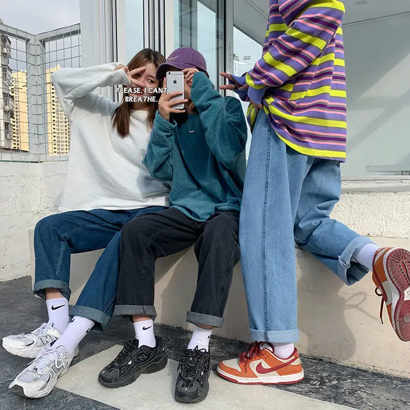 Privathinker Unisex Casual Oversize Straight Jeans Men's 2021 Fashion Solid Color Jeans Hip Hop Classic Man Denim Pants
Privathinker Unisex Casual Oversize Straight Jeans Men's 2021 Fashion Solid Color Jeans Hip Hop Classic Man Denim Pants
