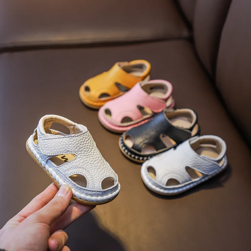 Summer Infant Sandals Baby Girls Boys Anti-collision Toddler Shoes Soft Bottom Genuine Leather Kids Children Beach Sandals
Summer Infant Sandals Baby Girls Boys Anti-collision Toddler Shoes Soft Bottom Genuine Leather Kids Children Beach Sandals