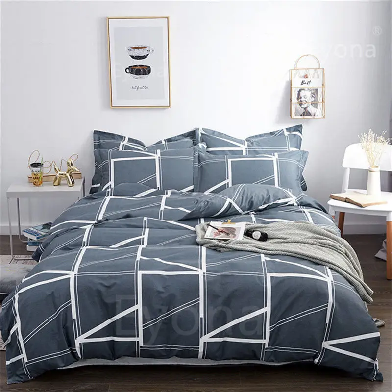 (Quilt cover + pillowcase) 3-piece quilt cover, single double quilt cover, four-season universal multi-specification quilt cover
(Quilt cover + pillowcase) 3-piece quilt cover, single double quilt cover, four-season universal multi-specification quilt cover