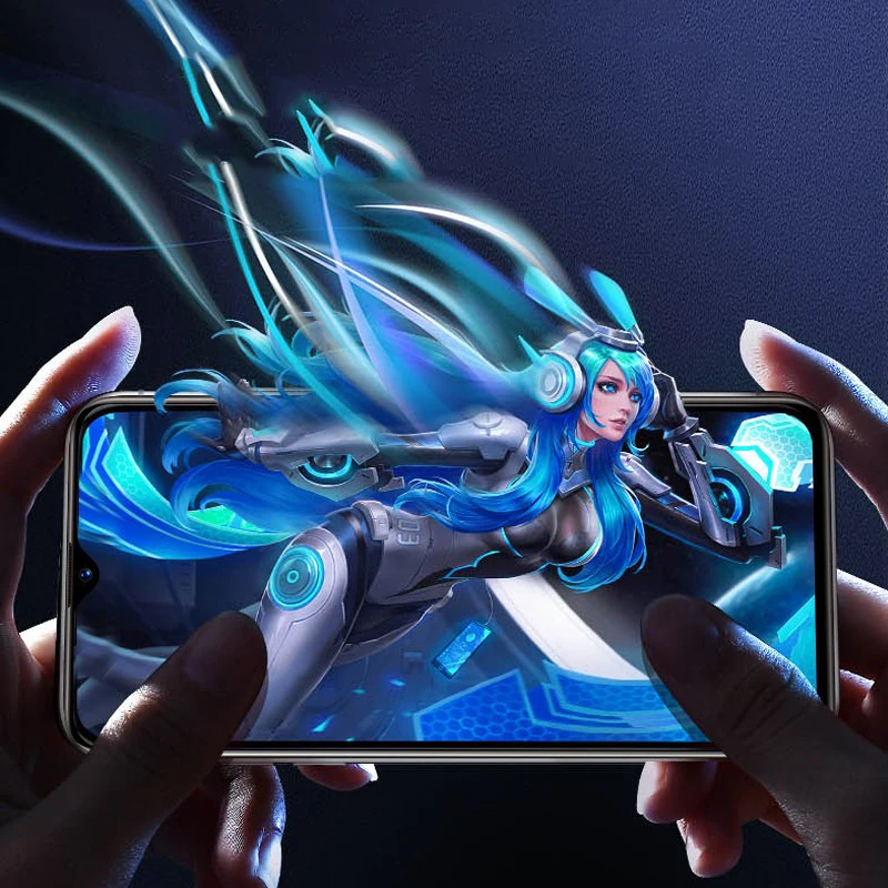 Закаленное стекло для OPPO Realme 5 Pro 100% полноэкранное защитное покрытие