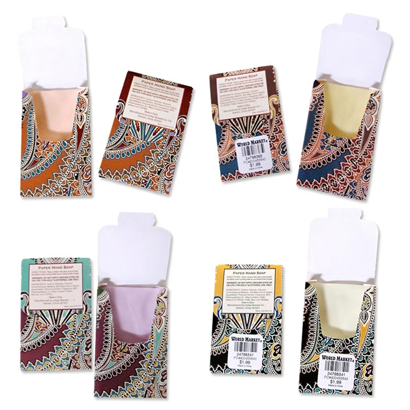 25pcs/Set Instant Portable Outdoor Travel Soap Paper Washing Hand Scented Slicer Instant Paper Soap Flakes
25pcs/Set Instant Portable Outdoor Travel Soap Paper Washing Hand Scented Slicer Instant Paper Soap Flakes