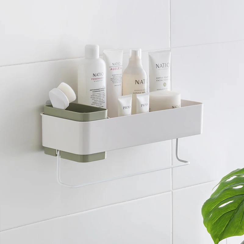 Multifunction Bathroom storage wall hanging Towel rack toothpaste toothbrush rack Toiletries Storage Box Storage shelf
Multifunction Bathroom storage wall hanging Towel rack toothpaste toothbrush rack Toiletries Storage Box Storage shelf