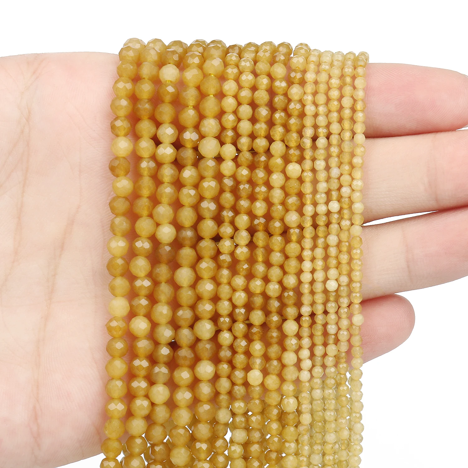 2 3 4mm Citrine Faceted Beads Natural Yellow Crystal Loose Spacer Beads for Jewelry Making DIY Handmade Earrings Bracelets 15''
2 3 4mm Citrine Faceted Beads Natural Yellow Crystal Loose Spacer Beads for Jewelry Making DIY Handmade Earrings Bracelets 15''
