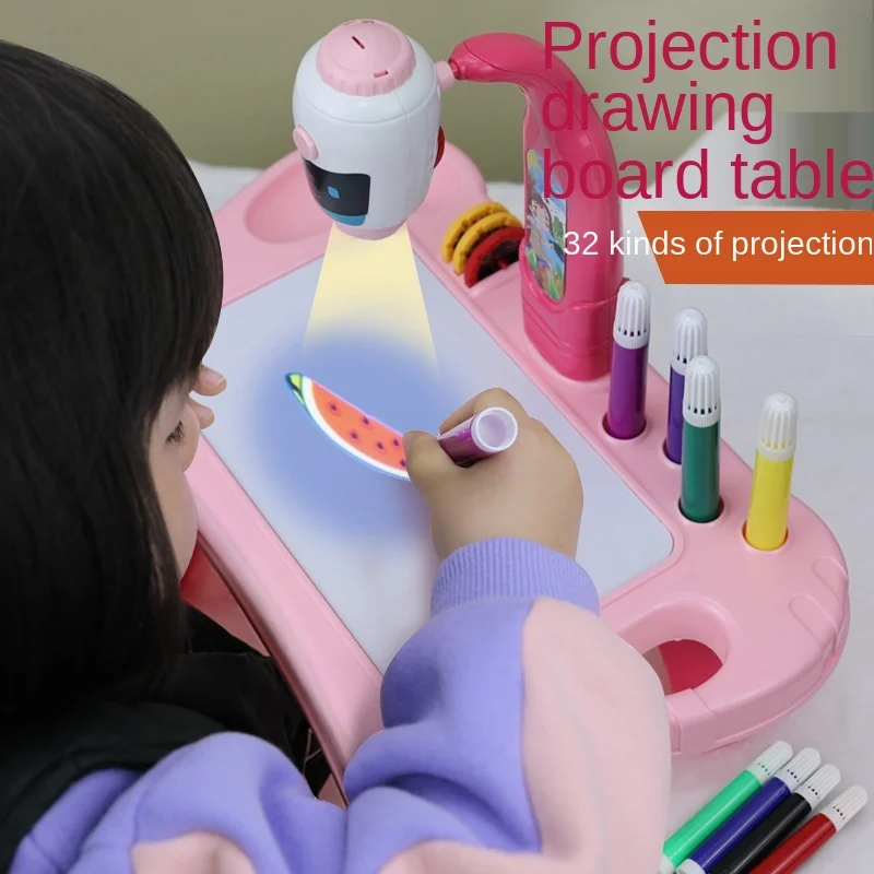 Decoration Intelligent Projection Drawing Machine Toy Drawing Board Intelligent Early Education Enlightenment Graffiti Learning
Decoration Intelligent Projection Drawing Machine Toy Drawing Board Intelligent Early Education Enlightenment Graffiti Learning
