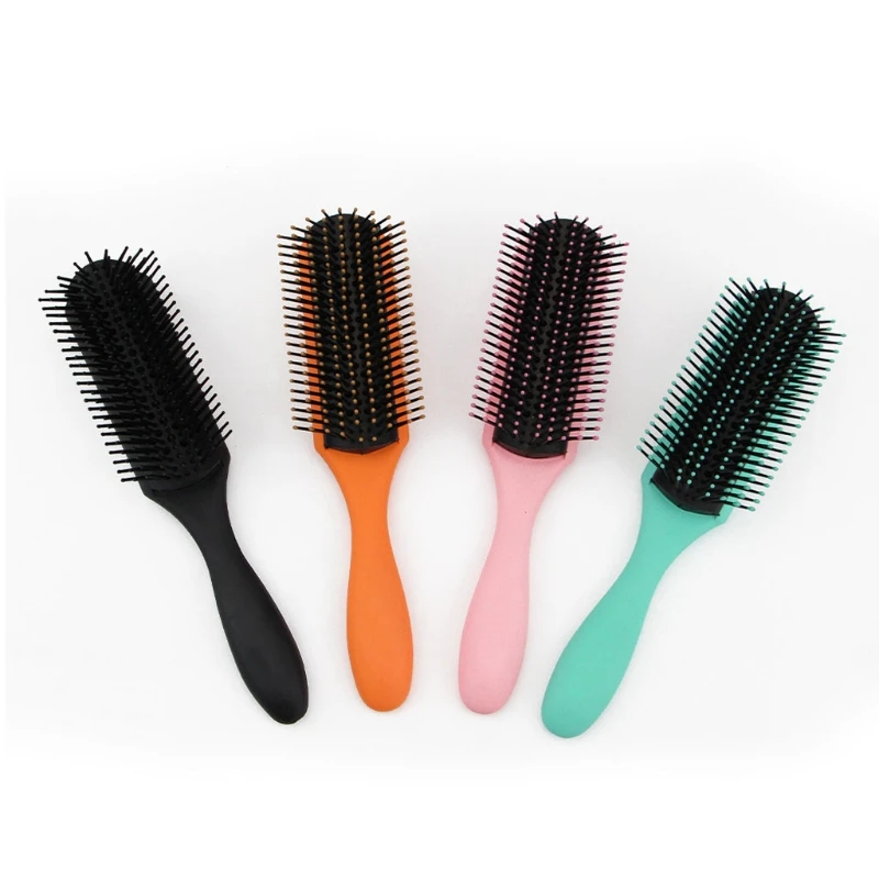 9 Rows Detangle Hair Comb Anti-Static Massage Brush Barber Hairdressing Straight Curly Salon Styling Tool
9 Rows Detangle Hair Comb Anti-Static Massage Brush Barber Hairdressing Straight Curly Salon Styling Tool
