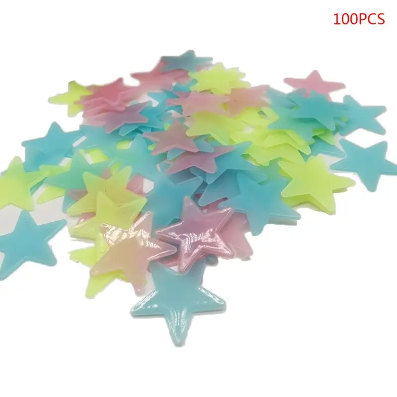 100pcs 3D Stars Glow In The Dark Wall Stickers Luminous Fluorescent Wall Stickers For Kids Baby Room Bedroom Ceiling Home Decor
100pcs 3D Stars Glow In The Dark Wall Stickers Luminous Fluorescent Wall Stickers For Kids Baby Room Bedroom Ceiling Home Decor