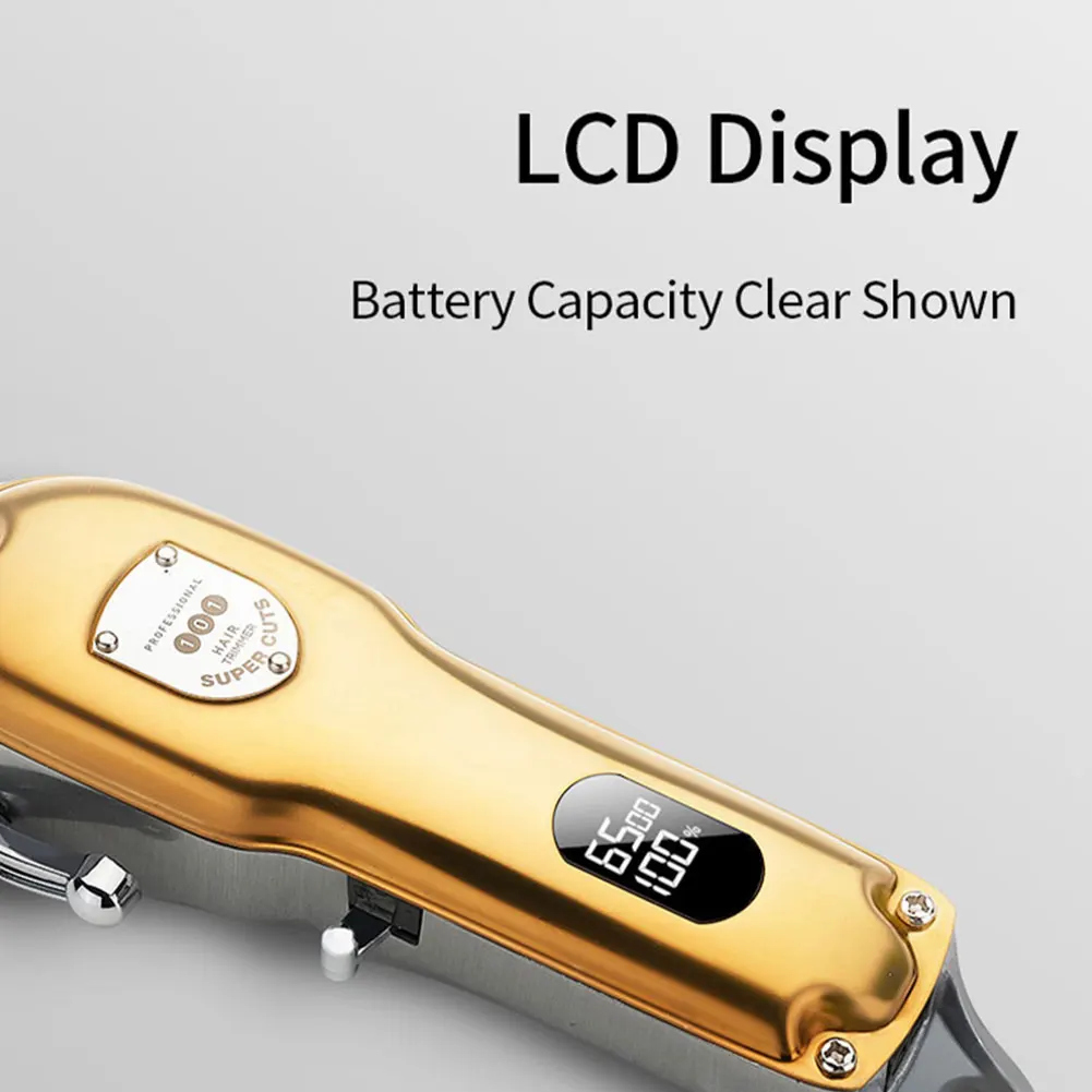 Professional Clipper Full Metal USB Rechargeable Hair Trimmer For Barber Men Electric Beard Shaver Hair Cutting Machine
Professional Clipper Full Metal USB Rechargeable Hair Trimmer For Barber Men Electric Beard Shaver Hair Cutting Machine