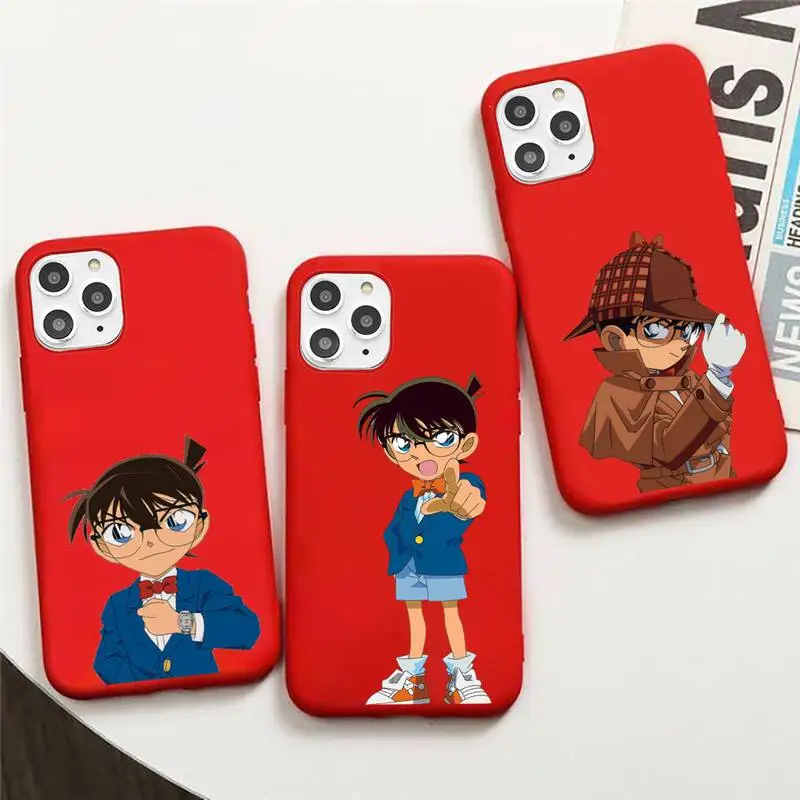 Detective Conan cartoon anime Phone Case Candy Color for iPhone 11 12 mini pro XS MAX 8 7 6 6S Plus X 5S SE 2020 XR
Detective Conan cartoon anime Phone Case Candy Color for iPhone 11 12 mini pro XS MAX 8 7 6 6S Plus X 5S SE 2020 XR