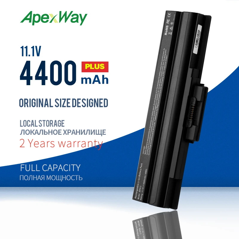 Apexway 5200mAh 6 cells Laptop Battery For Sony VGP-BPL13 VGP-BPS13B/Q VGP-BPS13A/R VGP-BPL21 VGP-BPS13A VGP-BPS21B VGP-BPS21A
Apexway 5200mAh 6 cells Laptop Battery For Sony VGP-BPL13 VGP-BPS13B/Q VGP-BPS13A/R VGP-BPL21 VGP-BPS13A VGP-BPS21B VGP-BPS21A