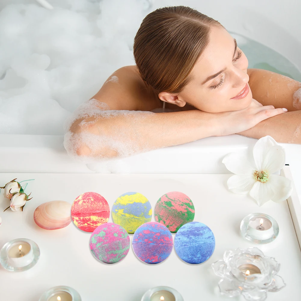6pcs Bubble Bath Salt Ball Spa Essential Oil Handmade Bath Bombs Stress Relief Bath Salt Oil Body Health Skin Bathing Tools
6pcs Bubble Bath Salt Ball Spa Essential Oil Handmade Bath Bombs Stress Relief Bath Salt Oil Body Health Skin Bathing Tools