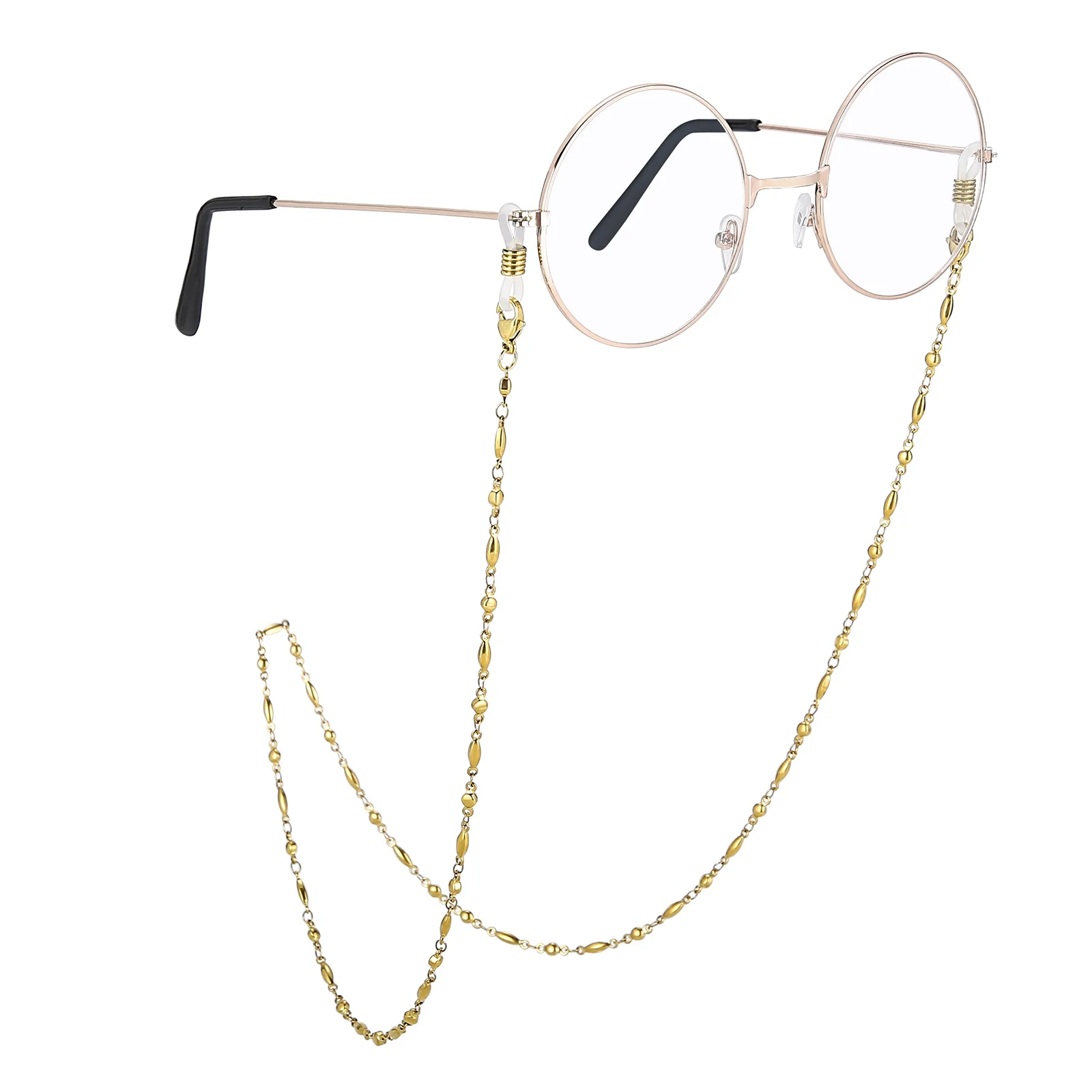 Punk Fashion Jewelry Sunglasses Mask Chains For Women Stainless Steel Eyeglasses Chains Lanyard Glass Wholesale
Punk Fashion Jewelry Sunglasses Mask Chains For Women Stainless Steel Eyeglasses Chains Lanyard Glass Wholesale