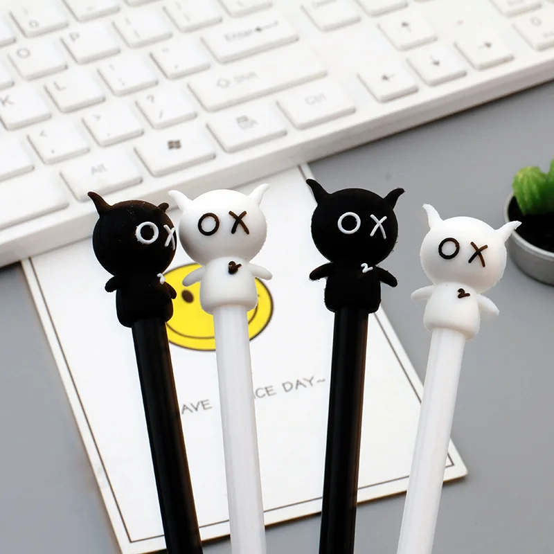 50PCS Japanese and Korean Cartoon Cute XO Cat Black Gel Pens Signature Pen Water Pen Kawaii School Supplies Stationery
50PCS Japanese and Korean Cartoon Cute XO Cat Black Gel Pens Signature Pen Water Pen Kawaii School Supplies Stationery